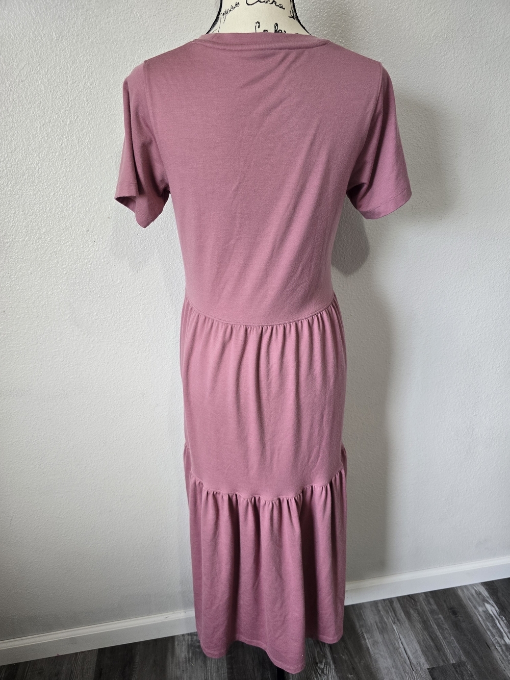 Woolx Lucia Dress Medium in Mesa Rose Pink Small - Picture 4 of 13